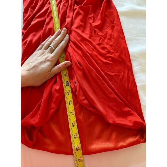 NWT MARCIANO SLEEVELESS MINI DRESS RED Size 2 - Picture 5 of 6